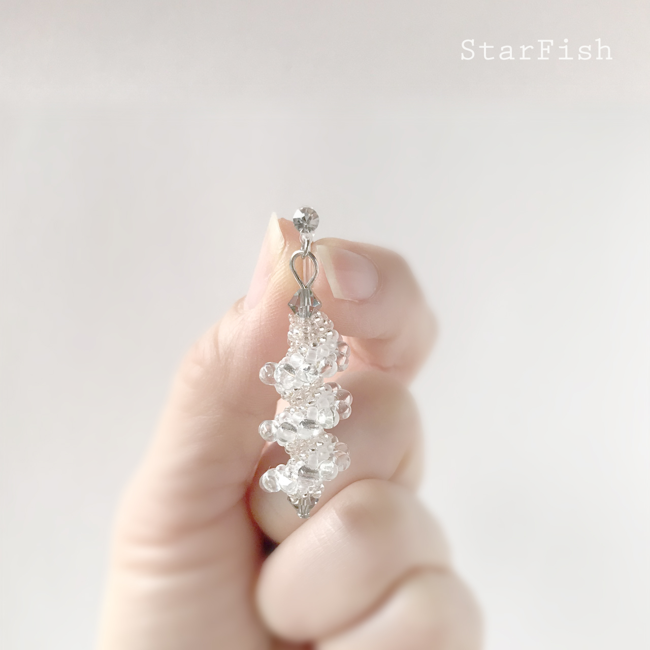 ネコザメタマゴ ノンホールピアス ピアス 猫ざめ卵 螺旋 L37 Iichi ハンドメイド クラフト作品 手仕事品の通販