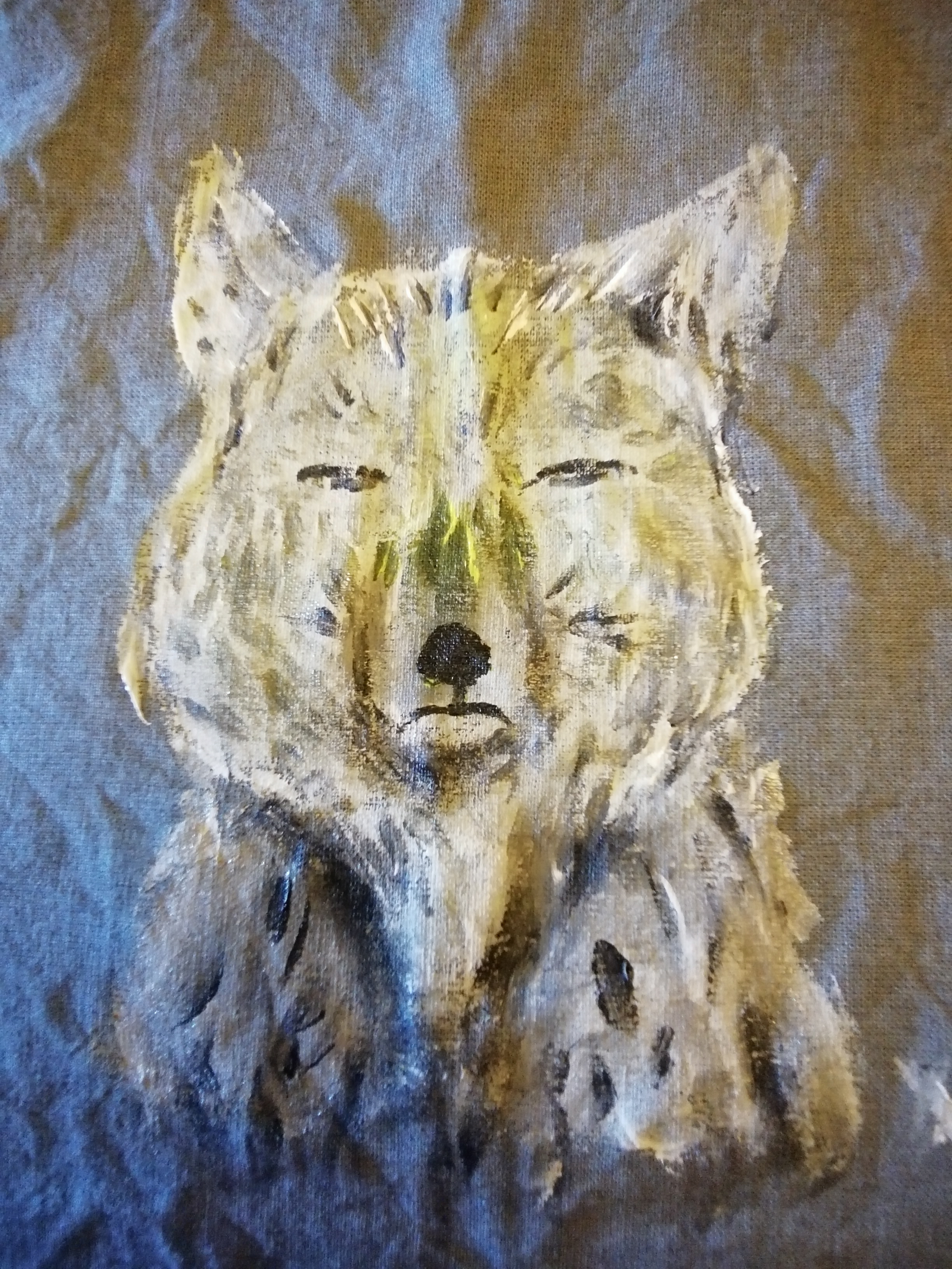 アートを持ち歩く じっとりチベットスナギツネ Iichi ハンドメイド クラフト作品 手仕事品の通販