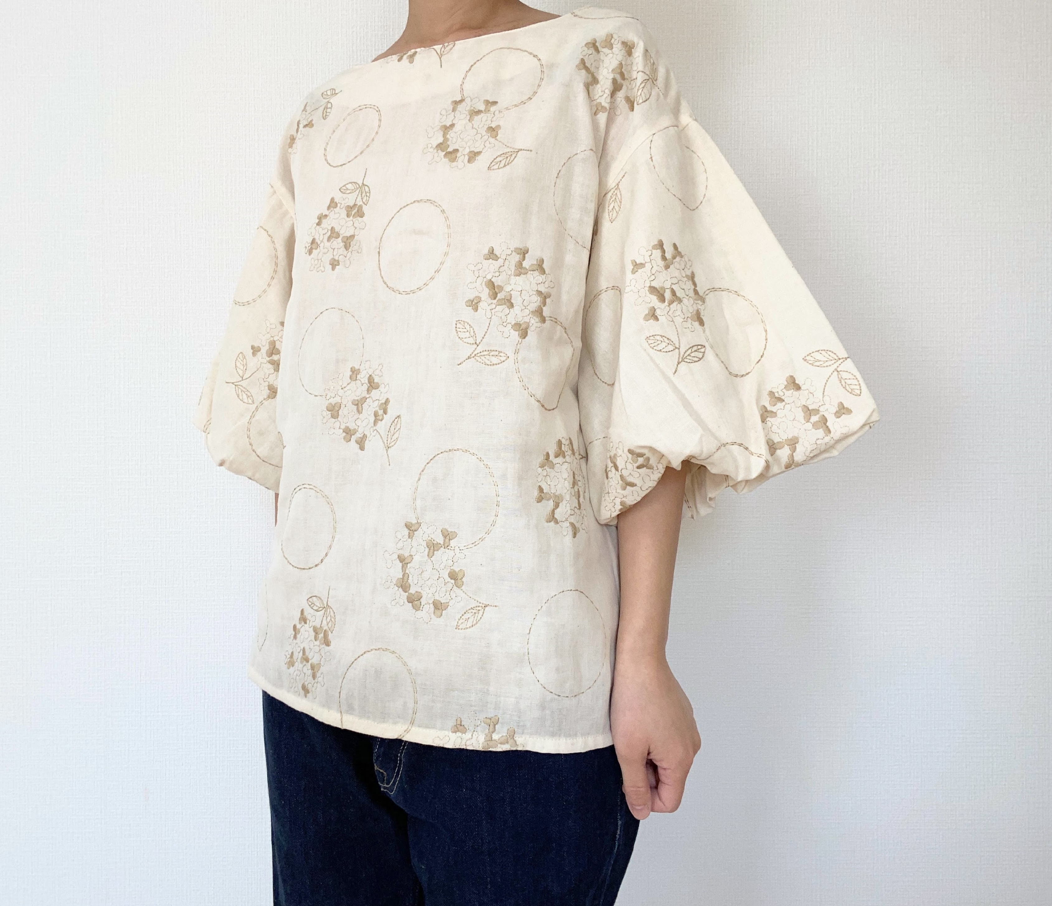 2021年最新入荷 ☆Chloé☆新品タグ☆刺繍☆レース☆ぽわん袖☆フレアー