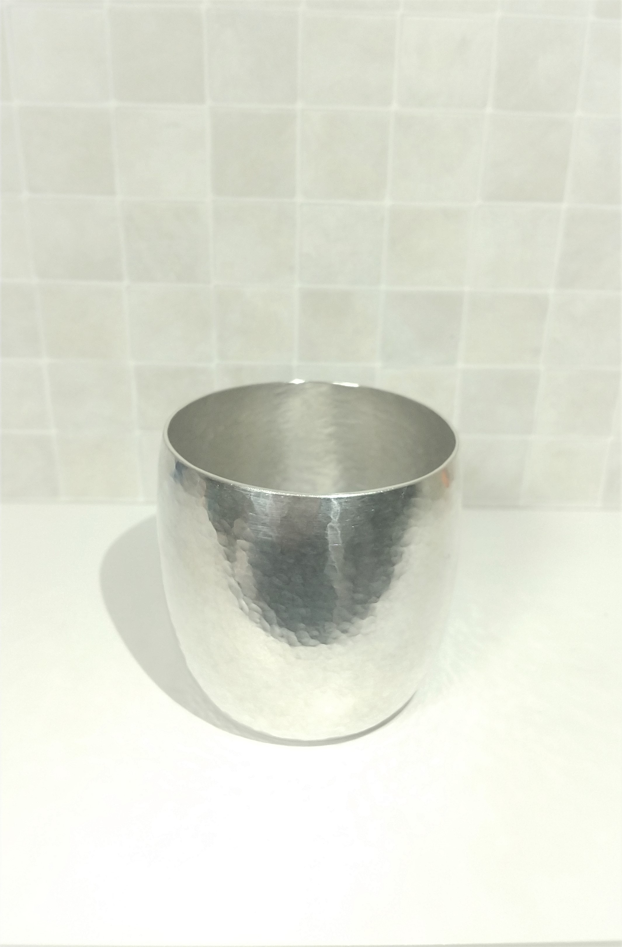 純銀 銀食器 松竹梅 銀製 グラス silver盃 シルバー杯 ぐい呑み 尚美堂 銀製 80g 尚美堂 銀鎚目 SILVER杯・盃・猪口 ぐい呑