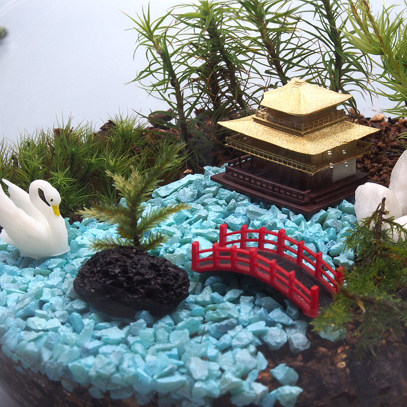 京都 苔テラリウム 手作りキット一式 日本庭園 父の日ギフト Iichi ハンドメイド クラフト作品 手仕事品の通販