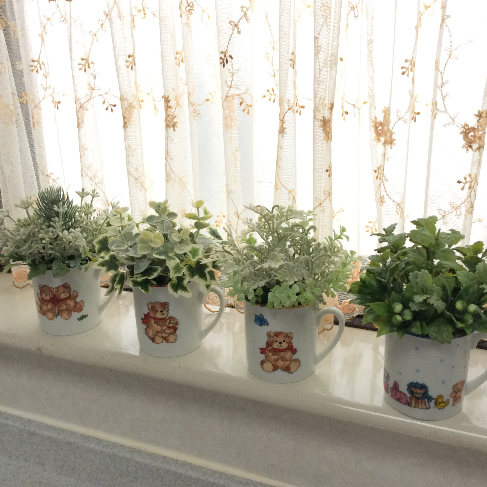 癒しのミニ観葉植物セット 2点セット Bセット Iichi ハンドメイド クラフト作品 手仕事品の通販