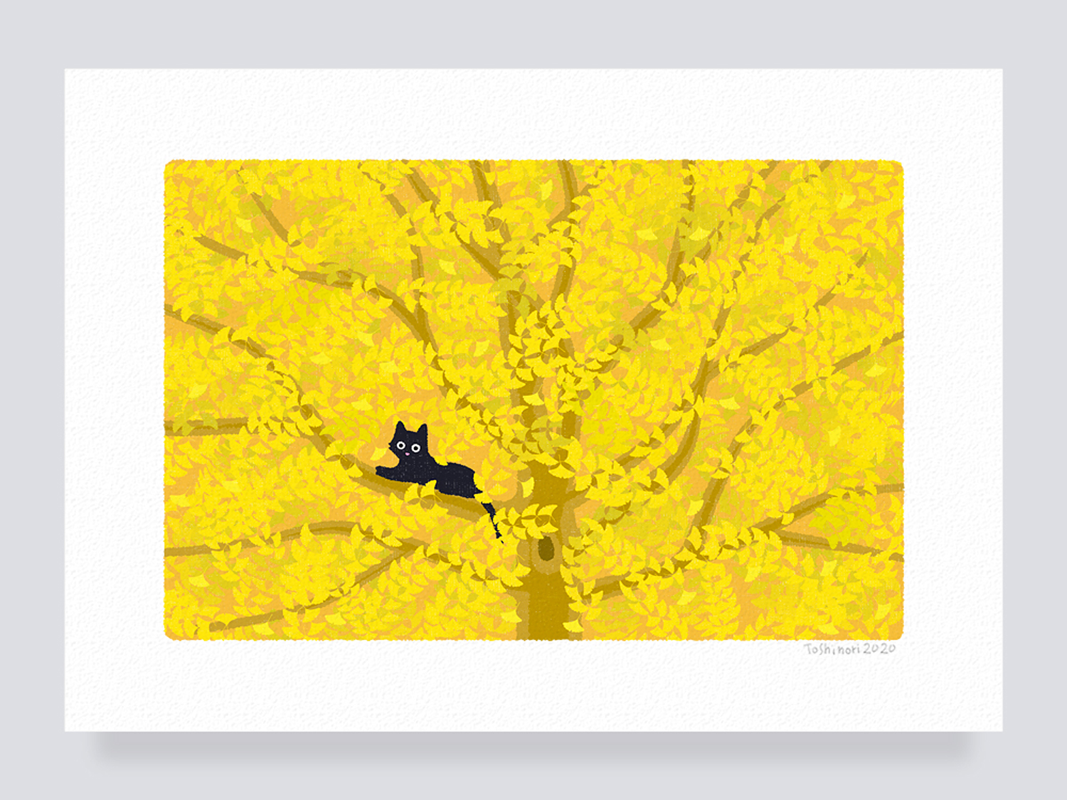 イラストフレーム 11 木の葉がくれ Iichi ハンドメイド クラフト作品 手仕事品の通販