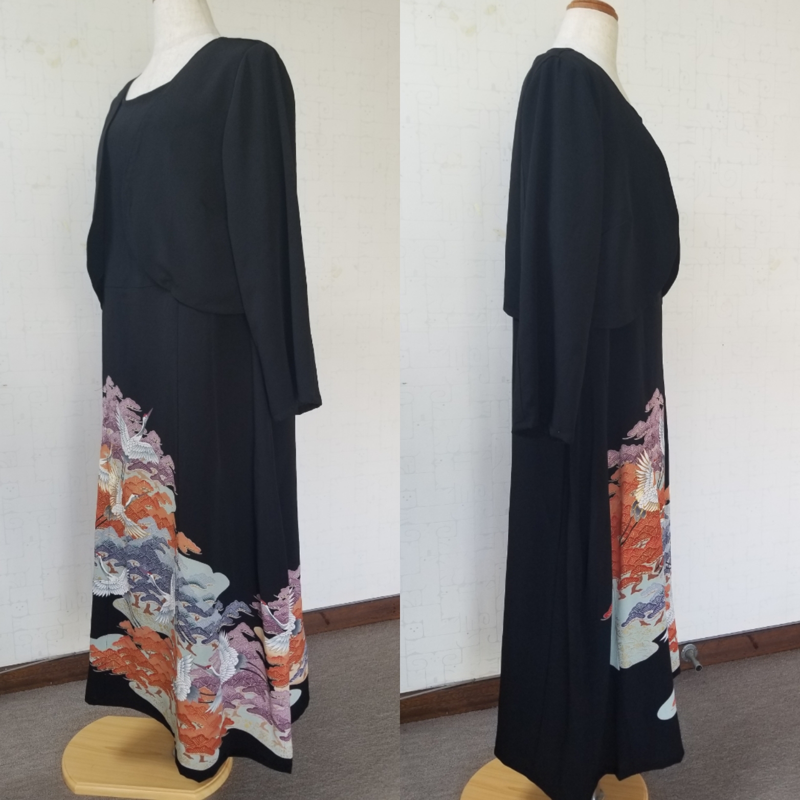 黒留袖リメイク ボレロ付きドレス | iichi ハンドメイド・クラフト作品