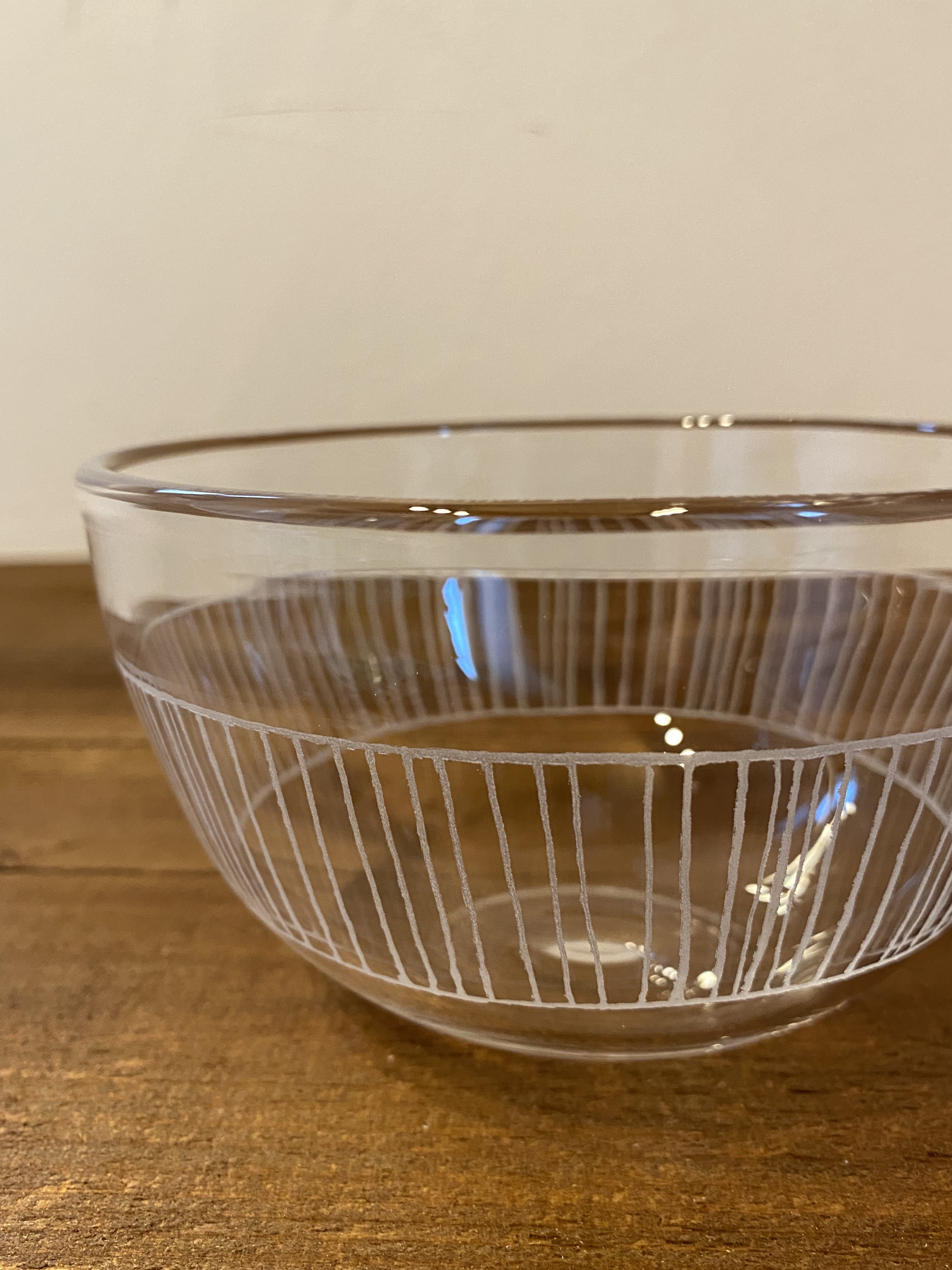 Bowl Straight ] 手作りガラスボウル 透明器 ハンドメイド | www