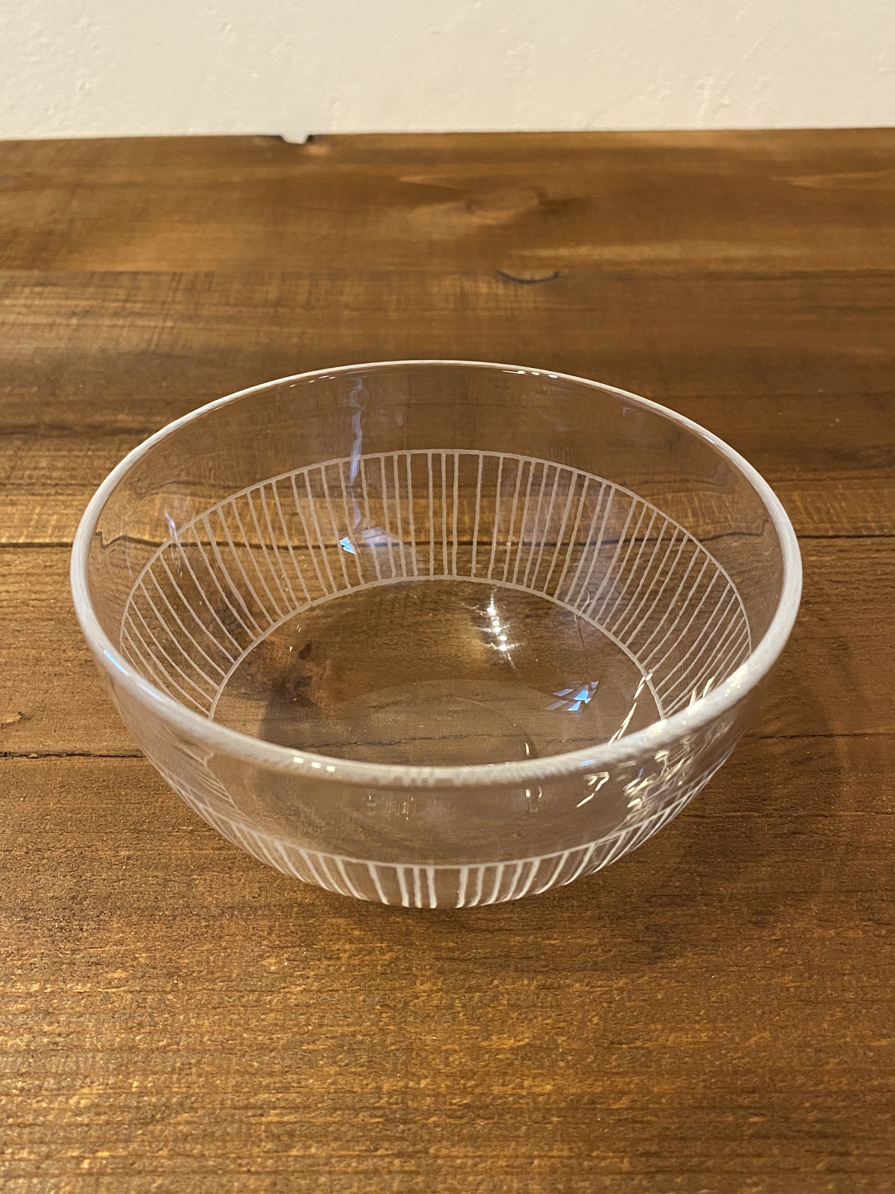 Bowl Straight ] 手作りガラスボウル 透明器 ハンドメイド | www