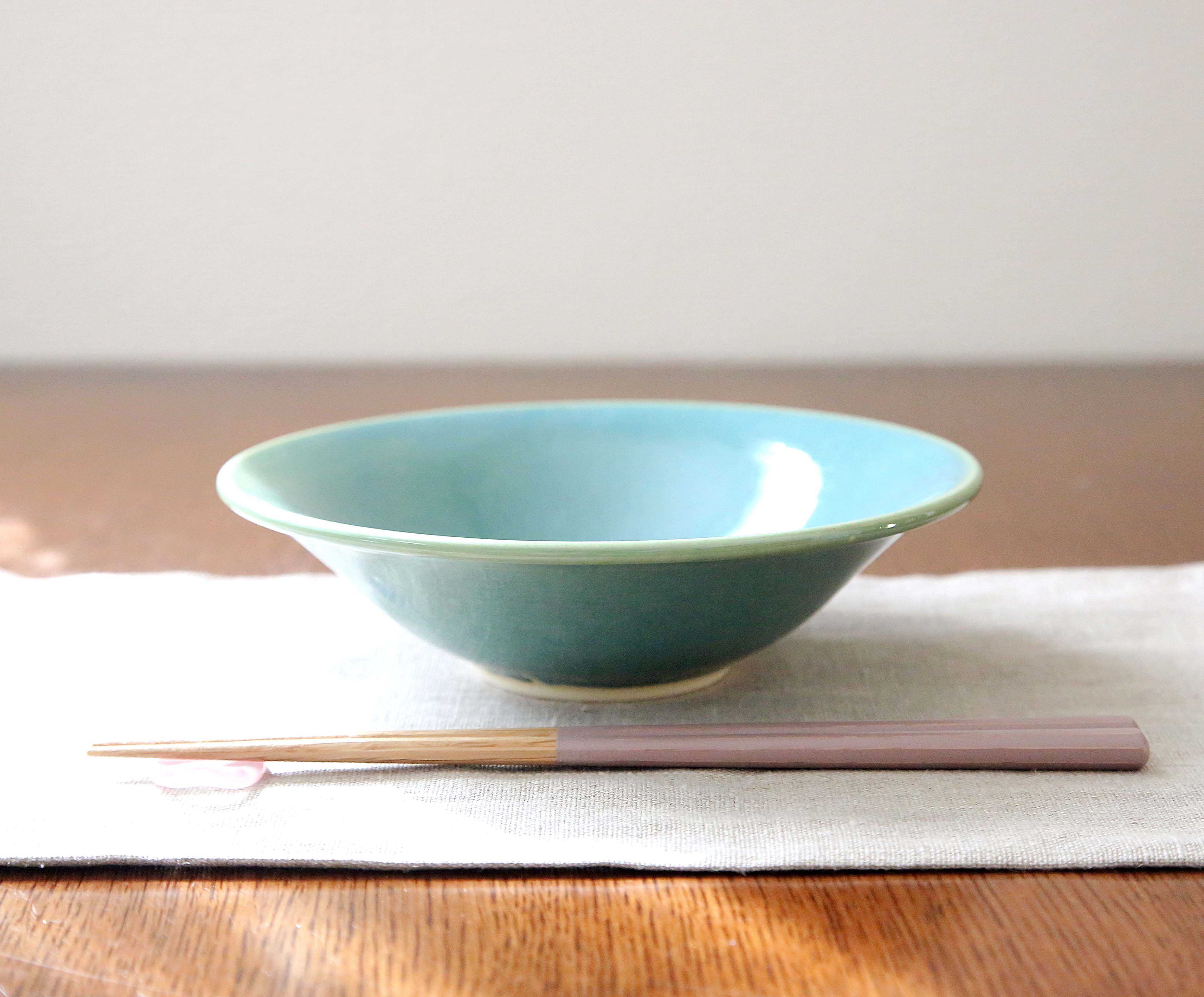 緑釉の平鉢 | iichi ハンドメイド・クラフト作品・手仕事品の通販