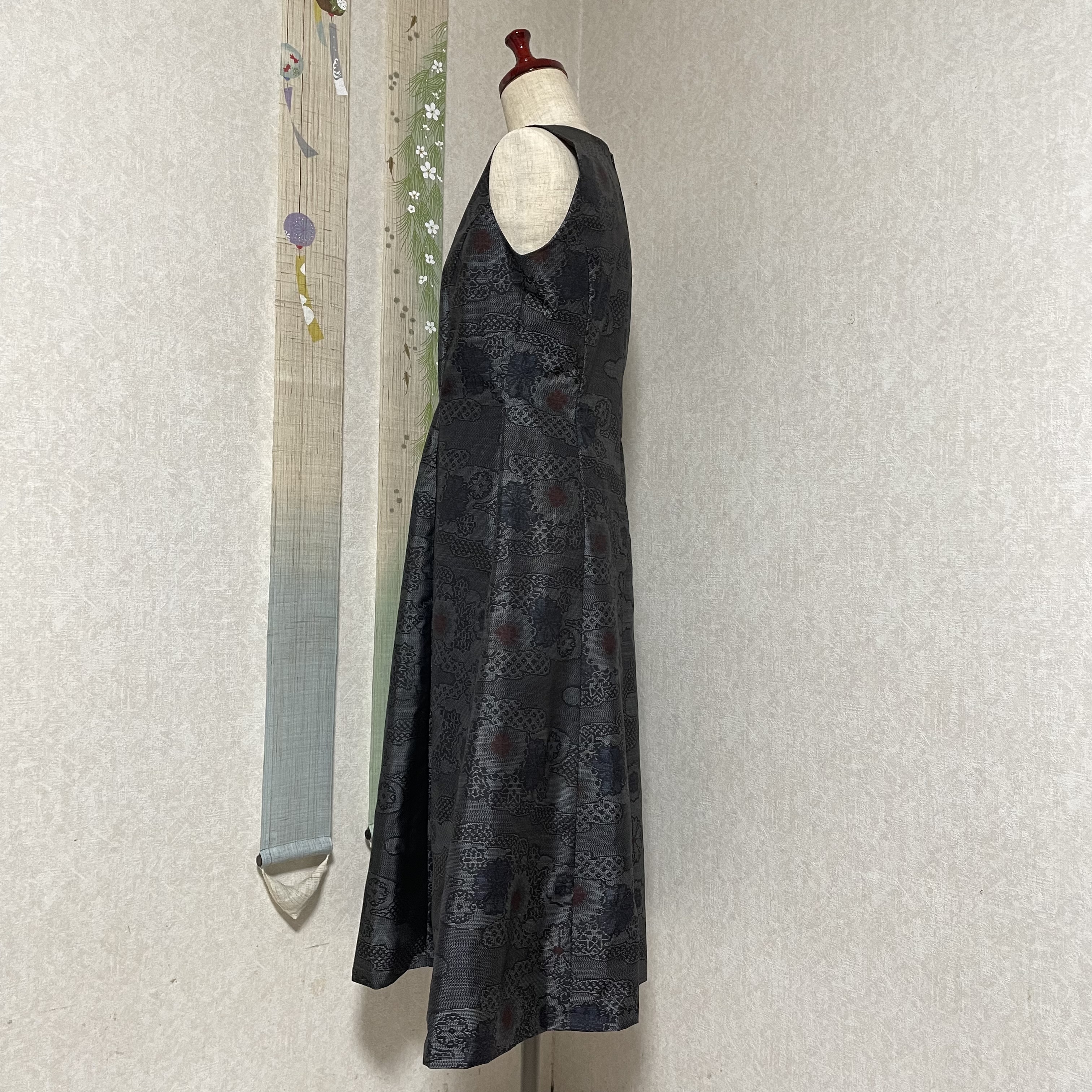 大島紬プリンセスラインワンピース 秋の宵 Iichi ハンドメイド クラフト作品 手仕事品の通販 大島紬プリンセスラインワンピース 秋の宵 Iichi ハンドメイド クラフト作品 手仕事品の通販