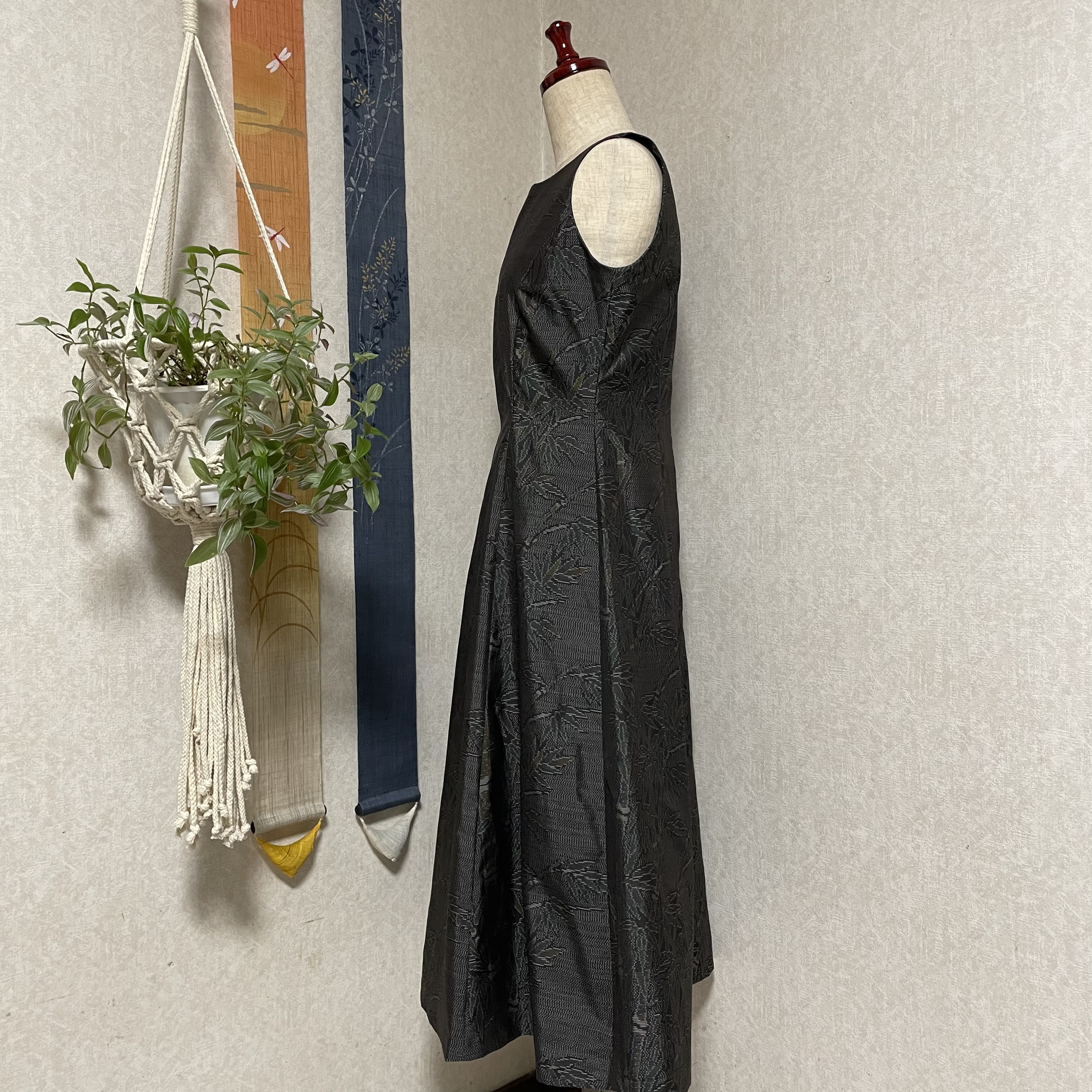 大島紬プリンセスラインワンピース 秋宵 Iichi ハンドメイド クラフト作品 手仕事品の通販 大島紬プリンセスラインワンピース 秋宵 Iichi ハンドメイド クラフト作品 手仕事品の通販