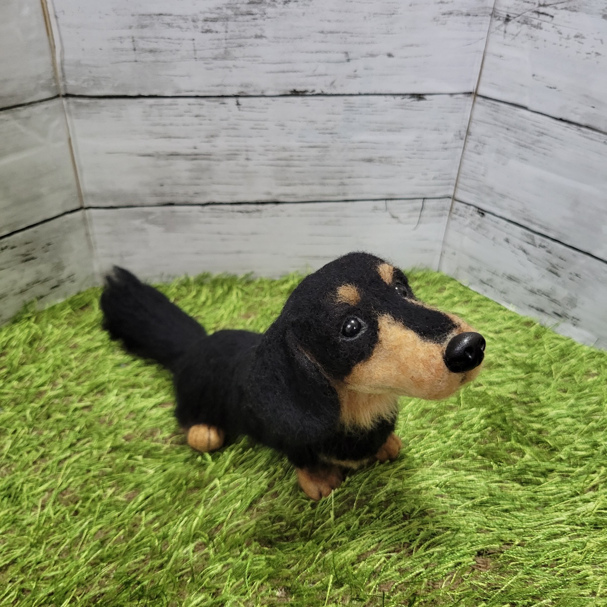 羊毛フェルト ミニチュアダックス 愛犬 うちの子 ペット オーダー 