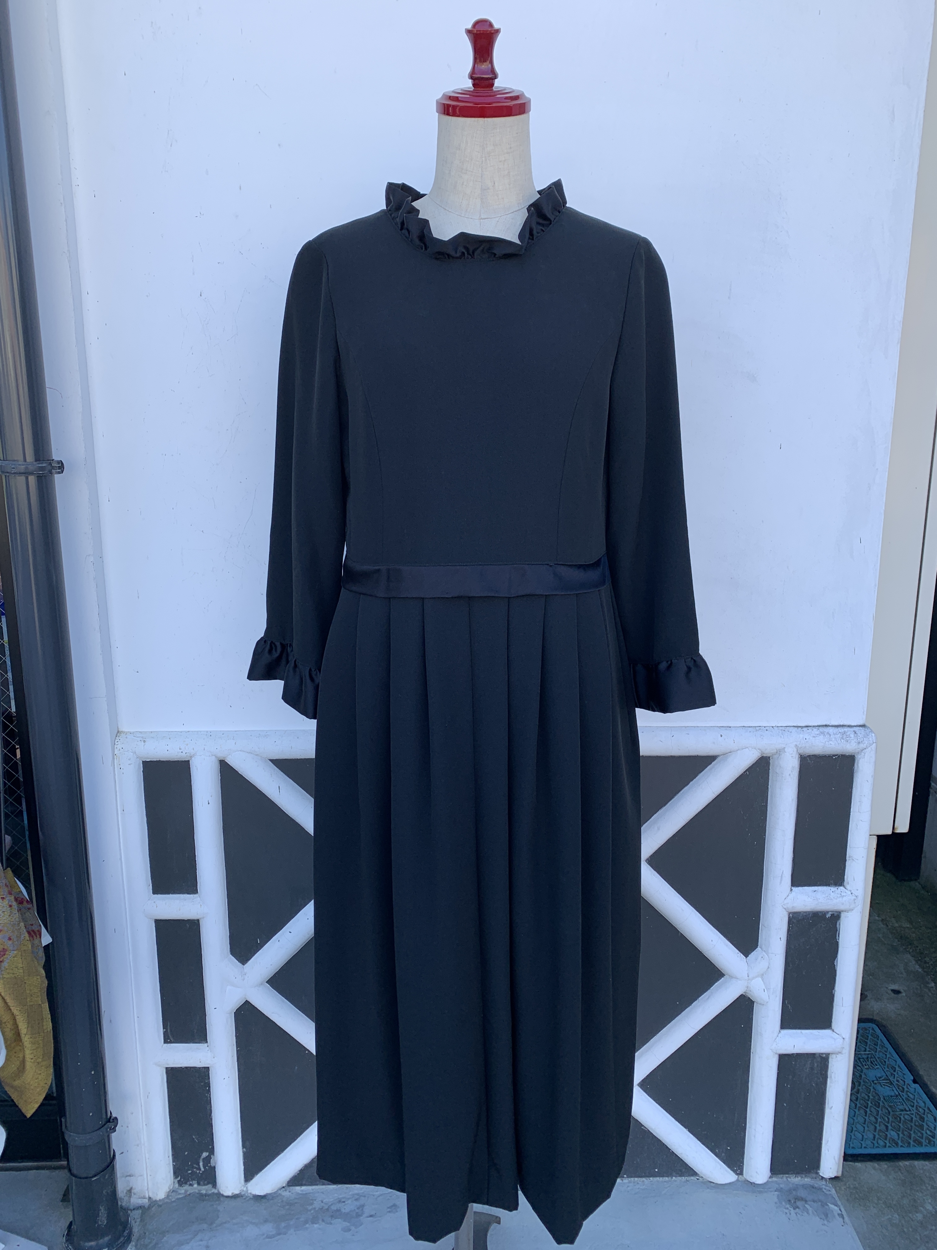 ワンピース 着物リメイク 喪服 Iichi ハンドメイド クラフト作品 手仕事品の通販