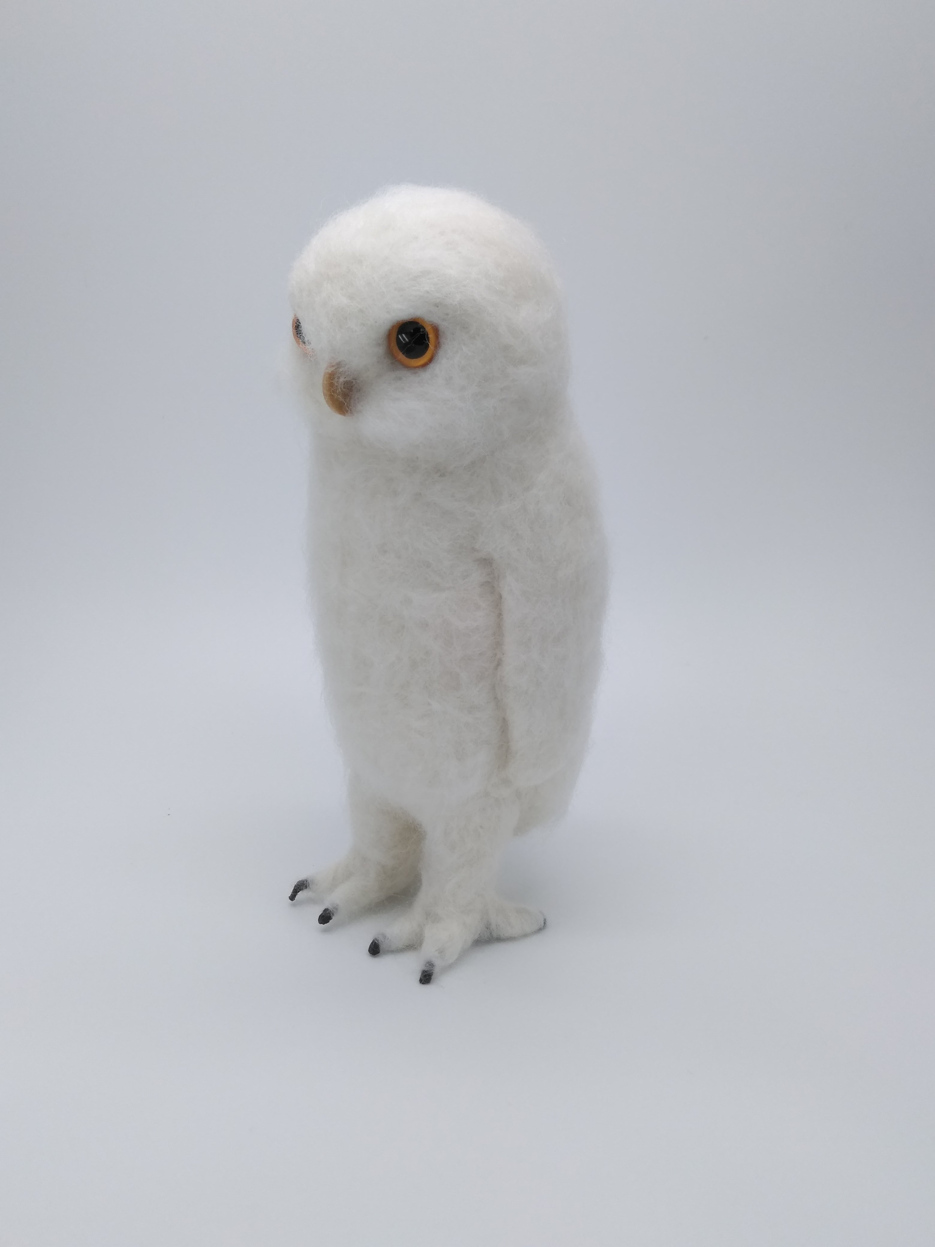 シロフクロウ Iichi ハンドメイド クラフト作品 手仕事品の通販