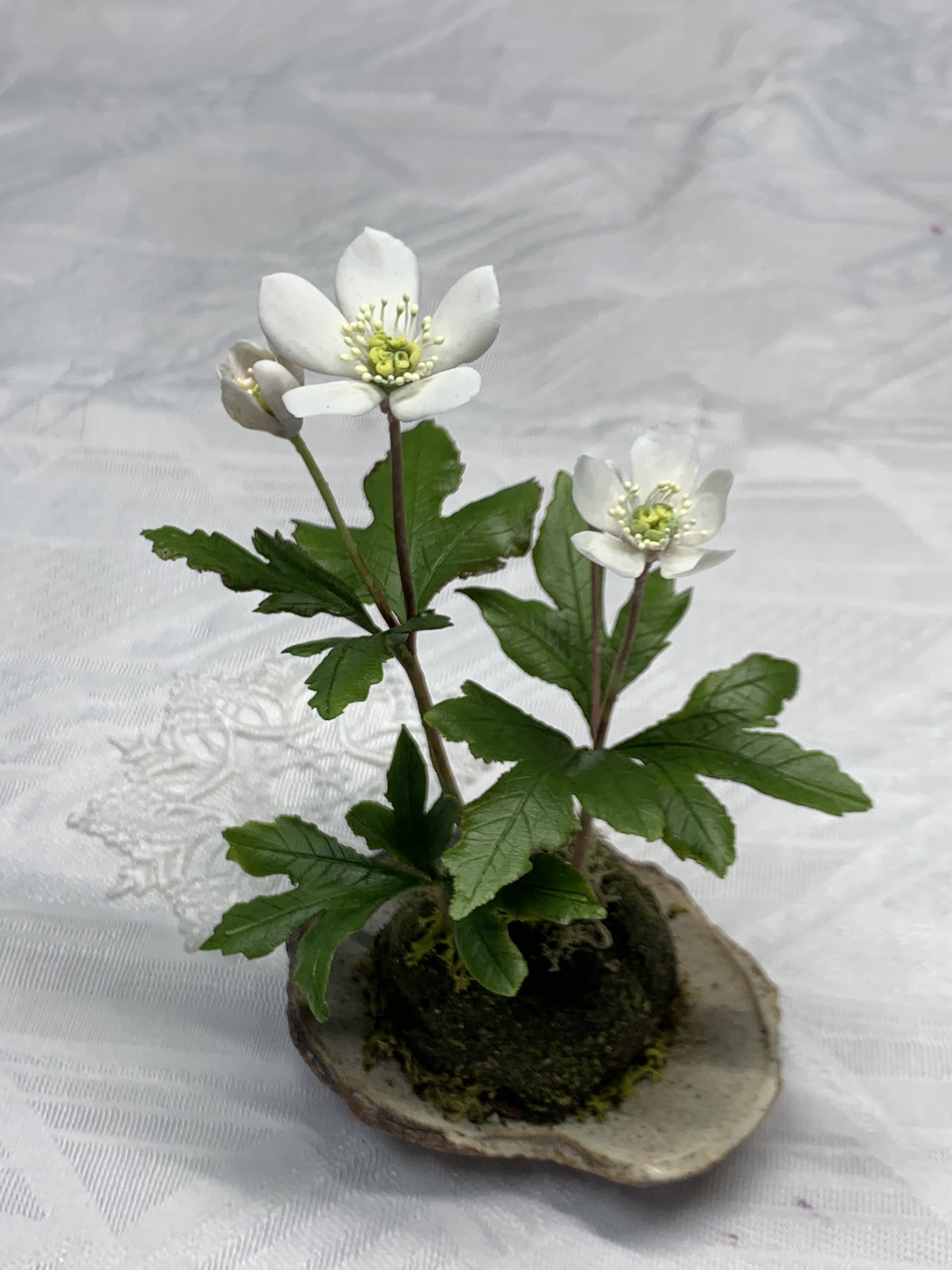 クレイの花 二輪草 Iichi ハンドメイド クラフト作品 手仕事品の通販