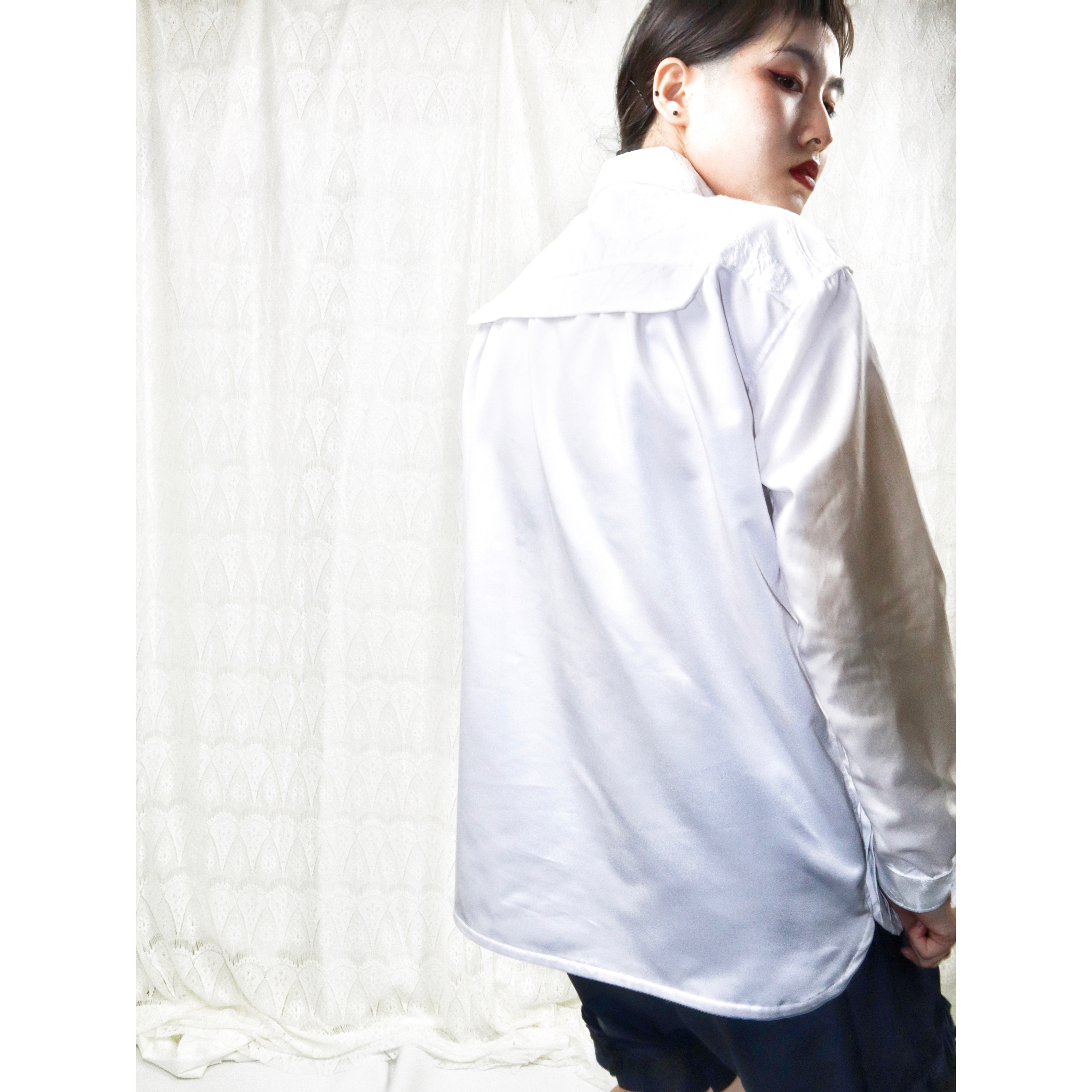 naminami design shirt 4007 white meikeiin handmade | iichi