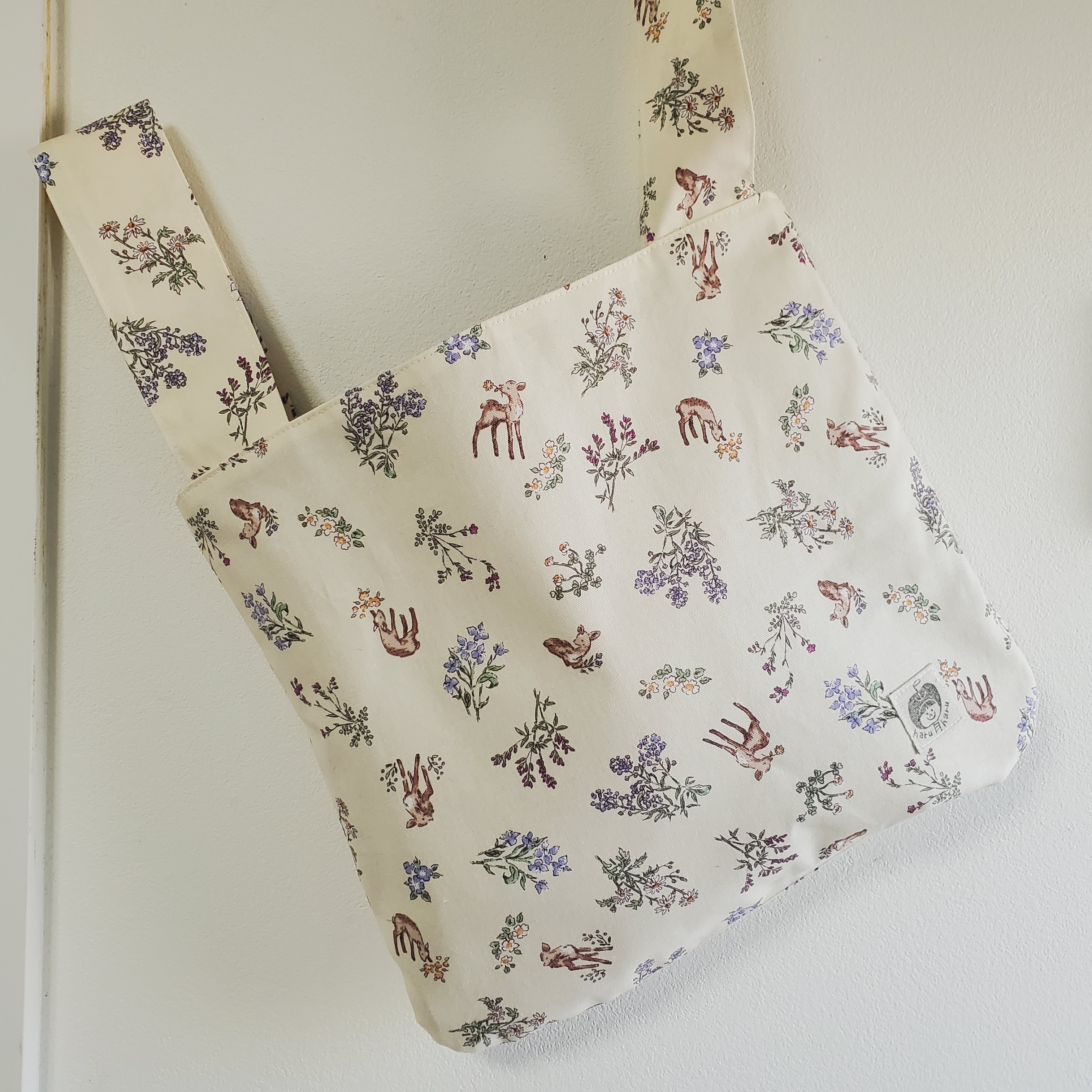 SALE/80%OFF】 ハンドメイド トートバッグ 肩掛けバッグ ドット柄 チェック柄 花柄 シカ柄 nascd.edu.bd