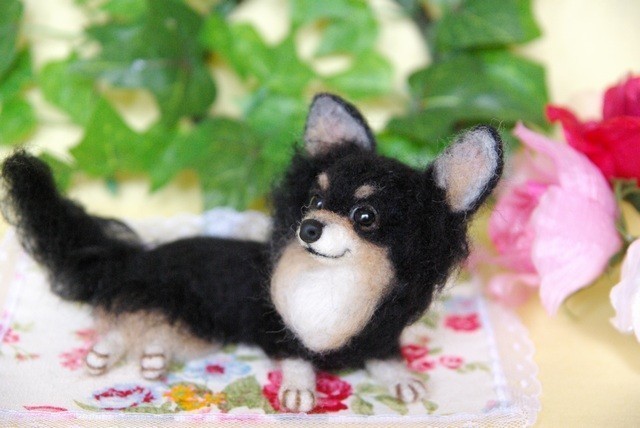 ロングコート チワワ ブラックタン 犬 Iichi ハンドメイド クラフト作品 手仕事品の通販