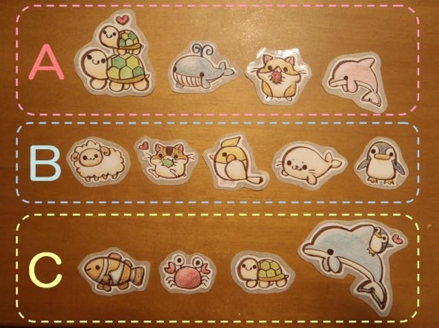 イラスト 海の仲間たち Iichi ハンドメイド クラフト作品 手仕事品の通販