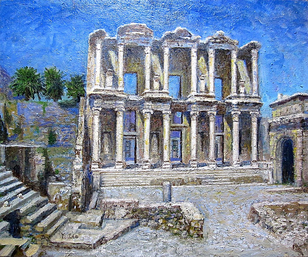 ｆ ケルスス図書館 エフェソス Iichi ハンドメイド クラフト作品 手仕事品の通販