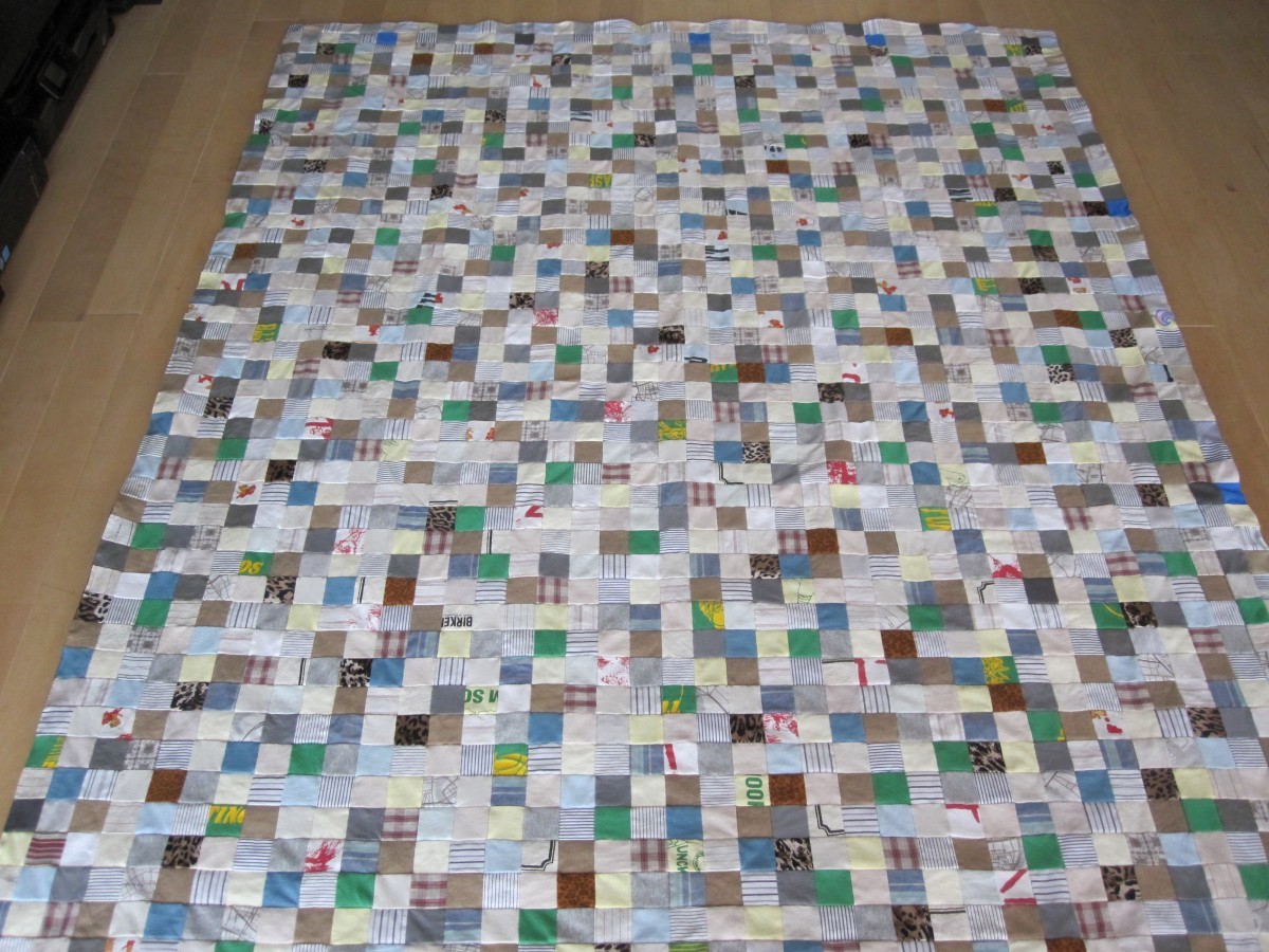 パッチワークベッドカバー Iichi ハンドメイド クラフト作品 手仕事品の通販