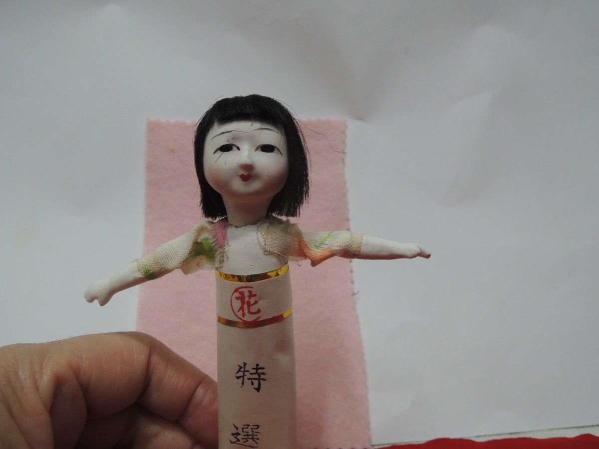 小さな 市松人形 Iichi ハンドメイド クラフト作品 手仕事品の通販