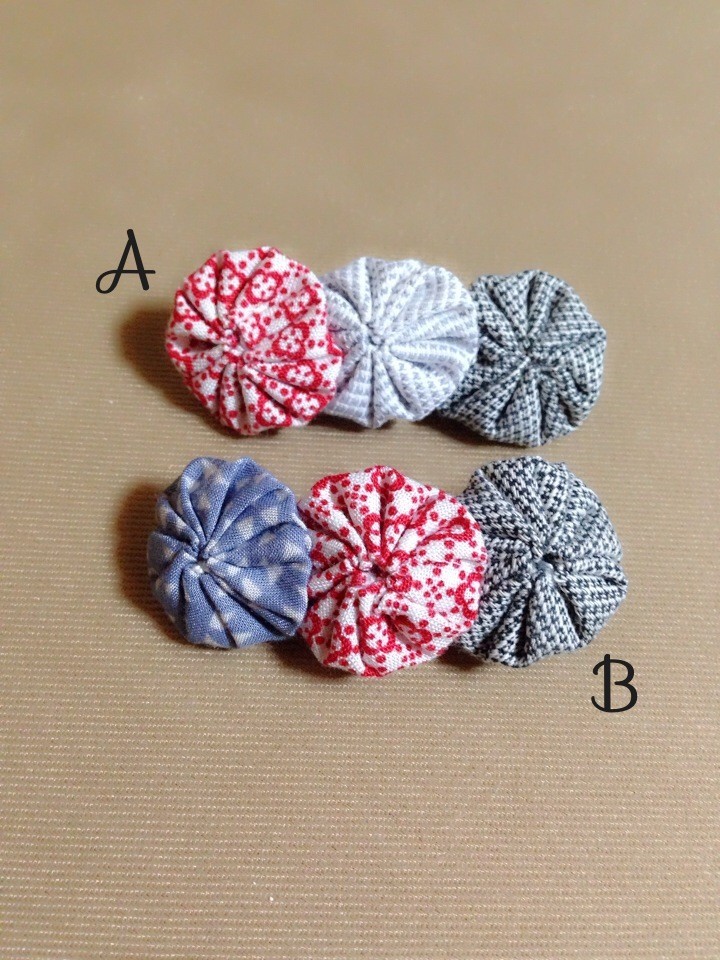 ヨーヨーキルトのバレッタ | iichi ハンドメイド・クラフト作品・手仕事品の通販 ヨーヨーキルトのバレッタ | iichi ハンドメイド・クラフト作品・手仕事品の通販