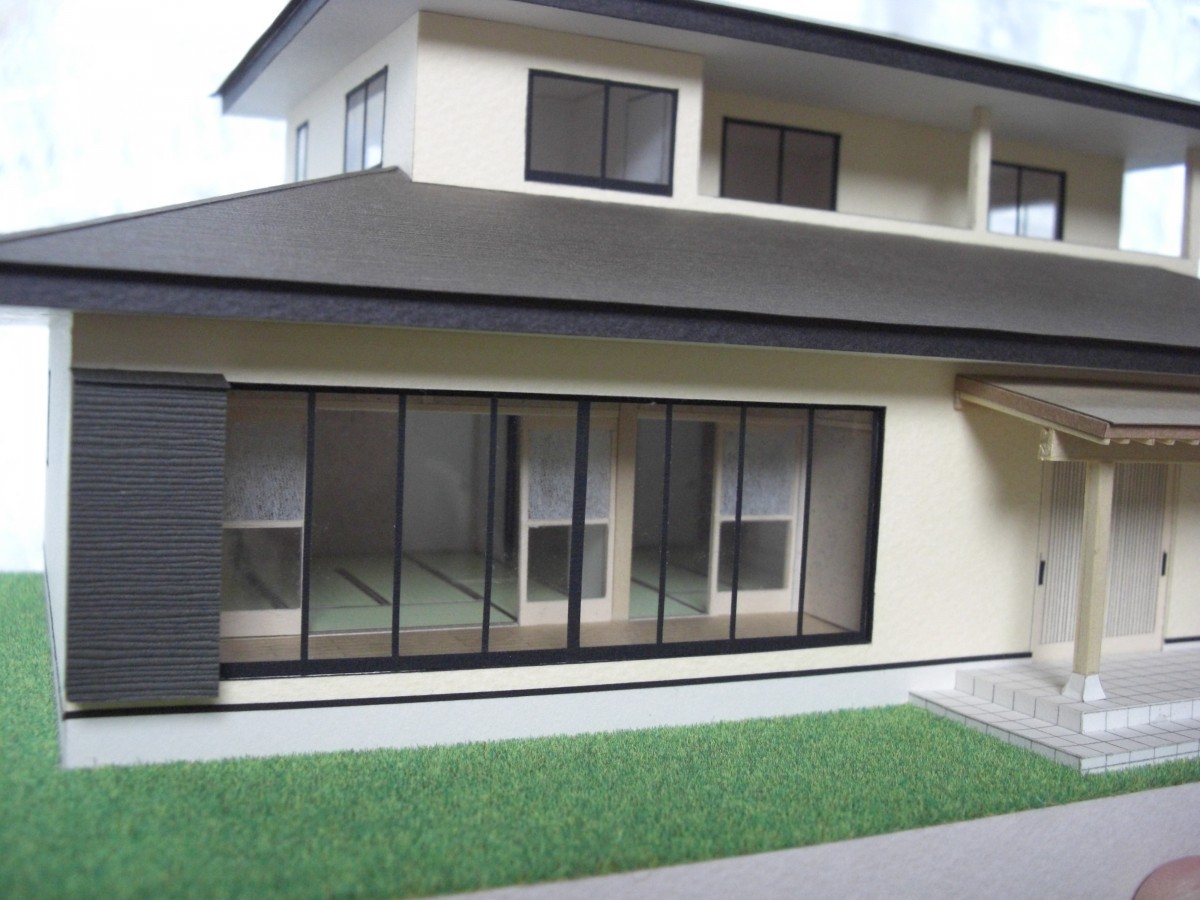 住宅模型 和風家屋 ３ Iichi ハンドメイド クラフト作品 手仕事品の通販