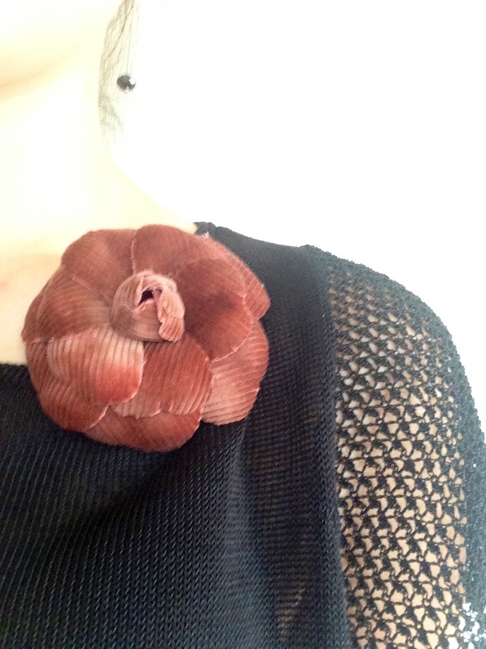 コーデュロイのエンジン色のカメリア Iichi ハンドメイド クラフト作品 手仕事品の通販