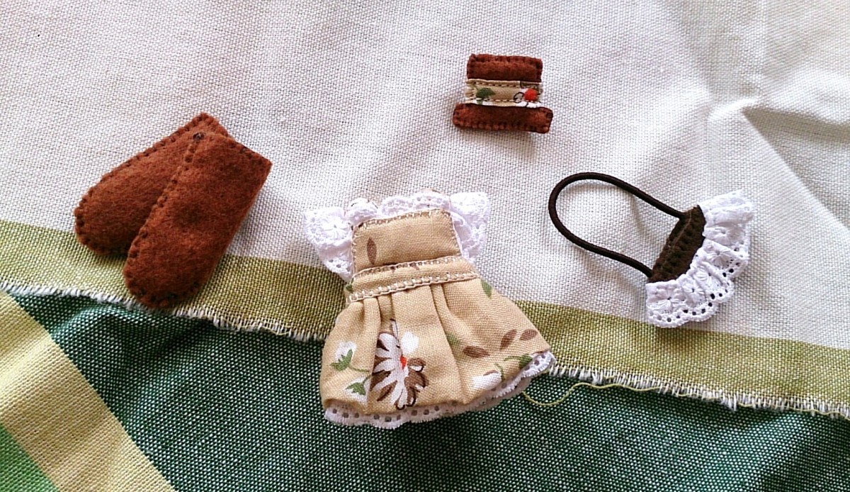 ﾌｪﾙﾄ人形用の着せ替え服no 27 Iichi ハンドメイド クラフト作品 手仕事品の通販