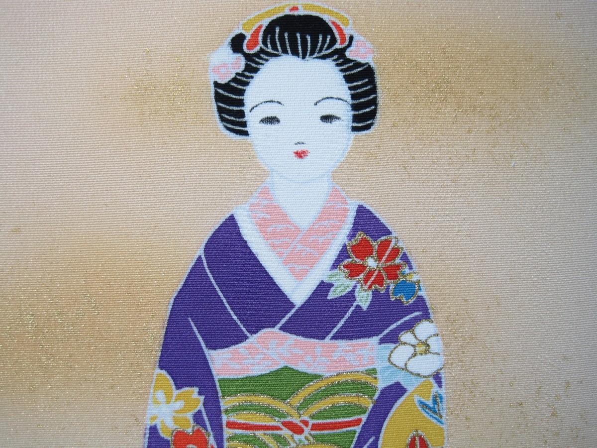 舞妓さん手描きの京友禅染 絵のみ 2 Iichi ハンドメイド クラフト作品 手仕事品の通販