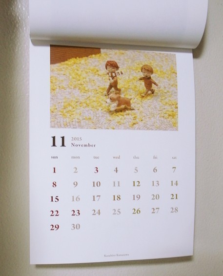 2015年 紙で作ったメルヘンカレンダー Iichi ハンドメイド