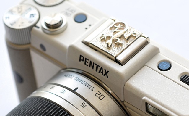 Pentax用シルバー製カメラホットシューカバー トカゲ Iichi ハンドメイド クラフト作品 手仕事品の通販