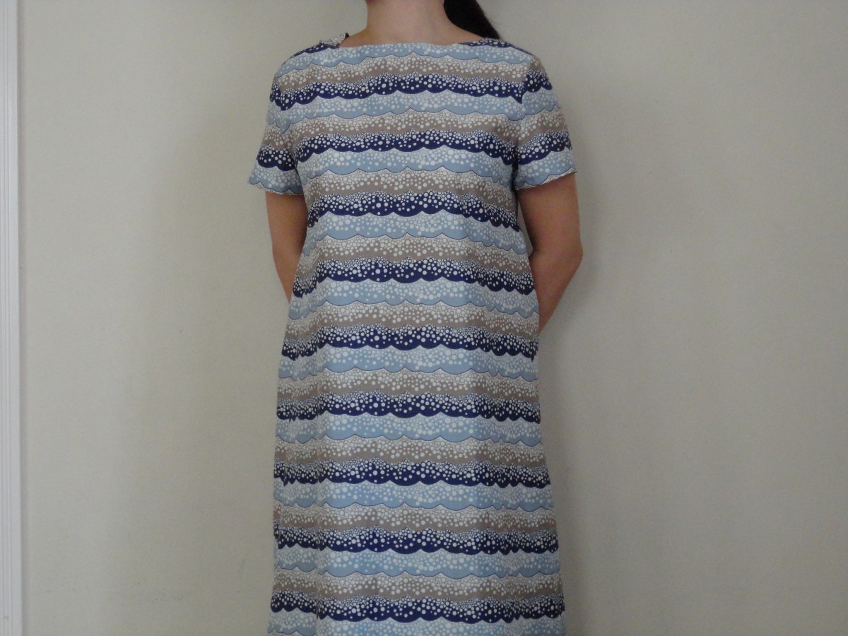 シンプルワンピース リバティ エリアル Iichi ハンドメイド クラフト作品 手仕事品の通販
