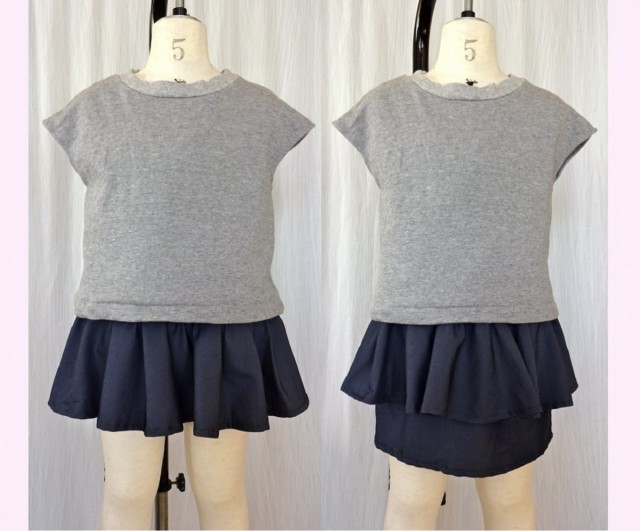 ペプラムPT＆SK 90-130size型紙:K006-SP14 | iichi ハンドメイド 