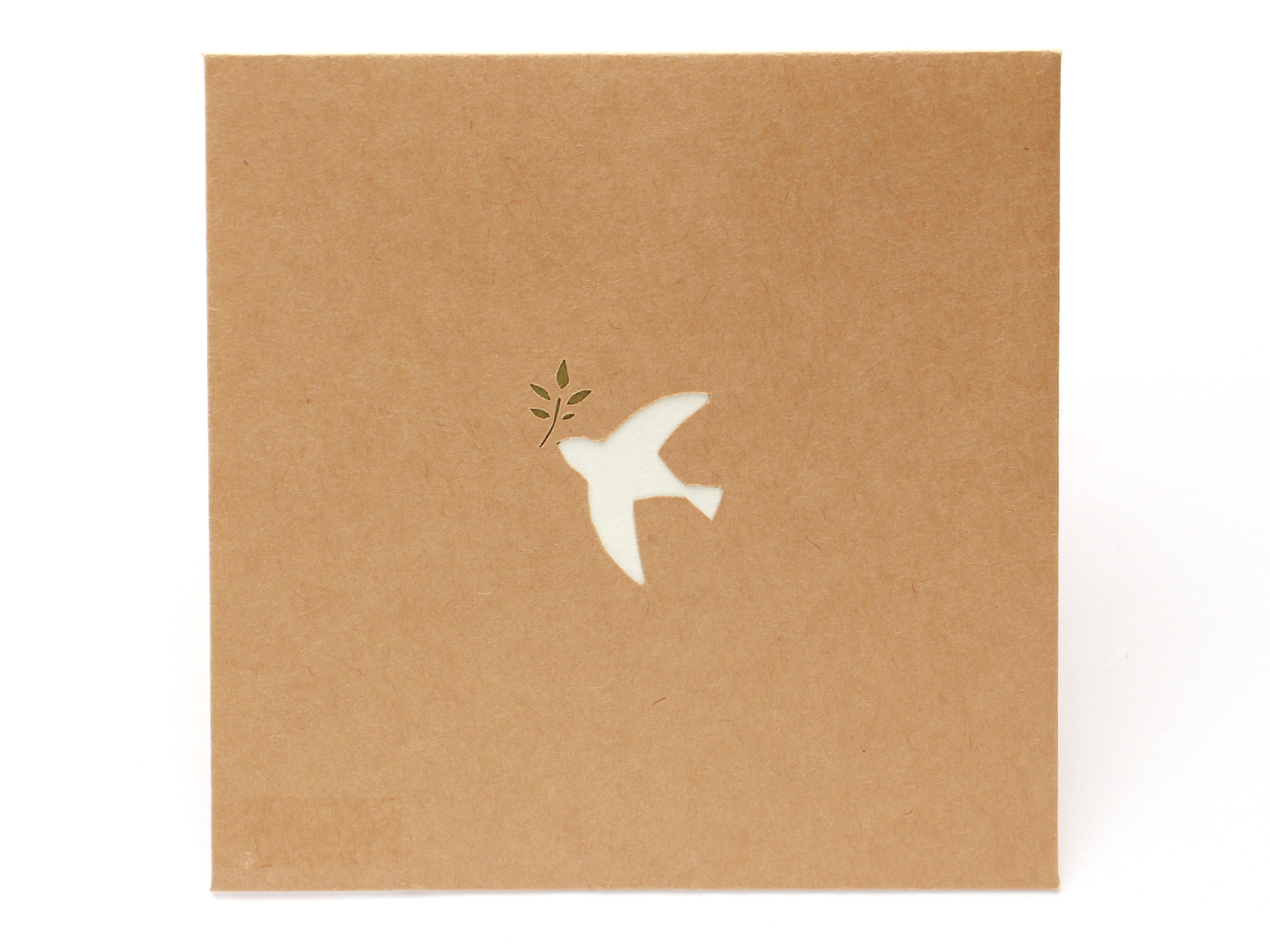 切り絵のぽち袋 白い鳥 大サイズ ２枚セット Iichi ハンドメイド クラフト作品 手仕事品の通販