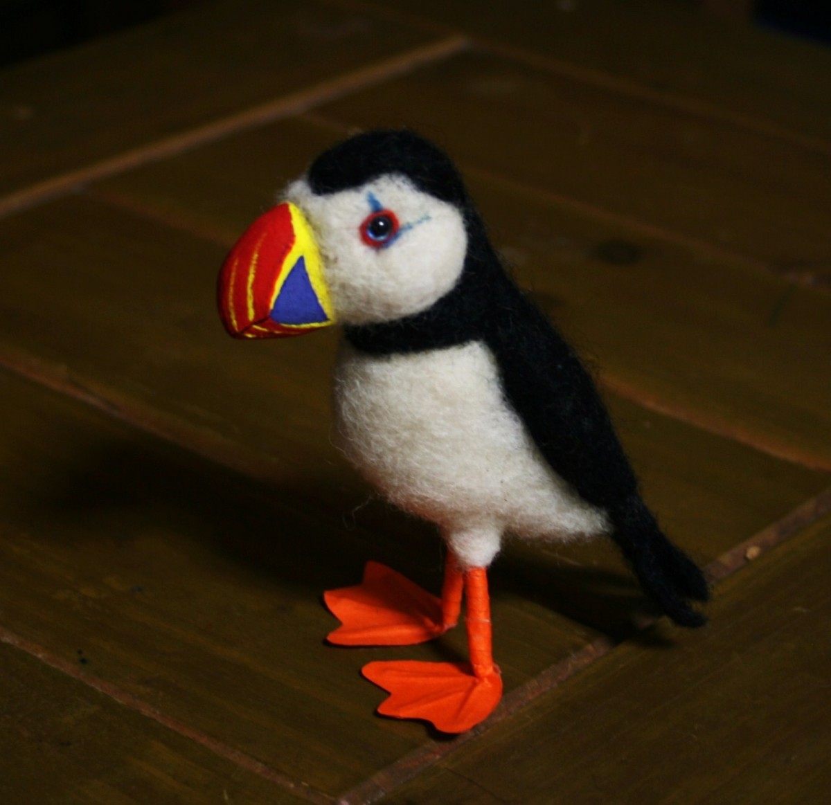 ニシツノメドリ Puffin Iichi ハンドメイド クラフト作品 手仕事品の通販