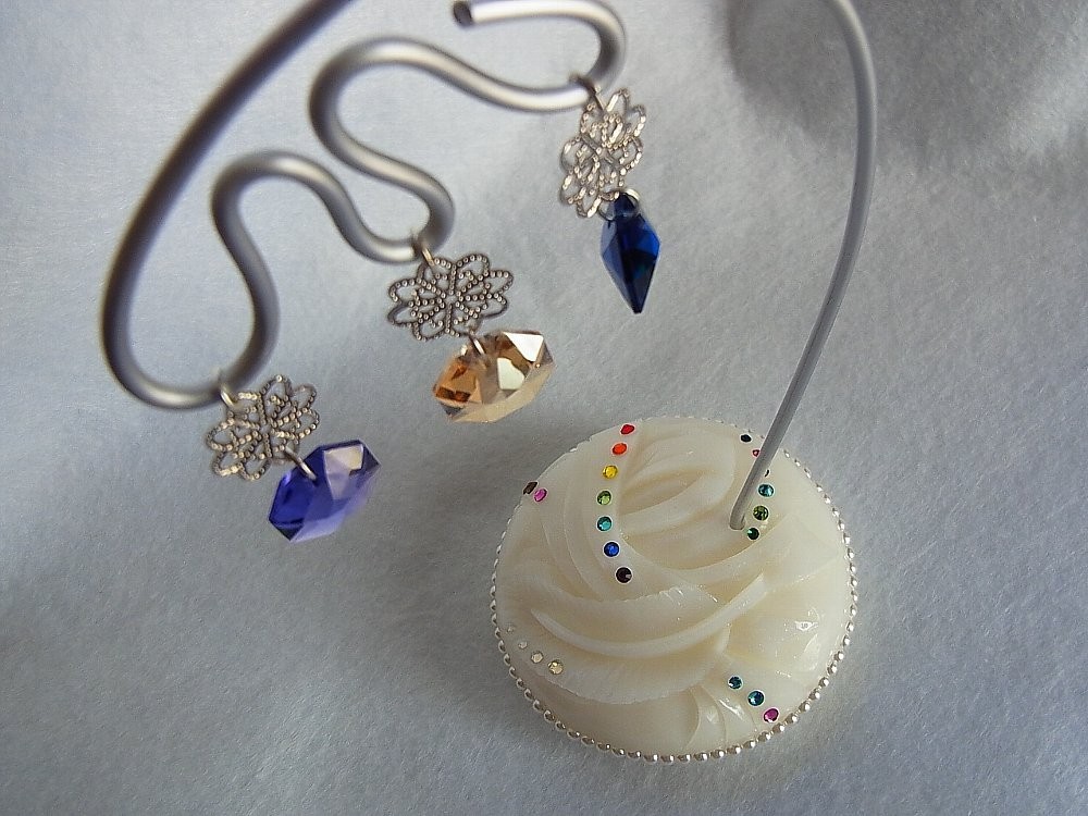 スリーカラーサンキャッチャー ソープカービング Iichi ハンドメイド クラフト作品 手仕事品の通販