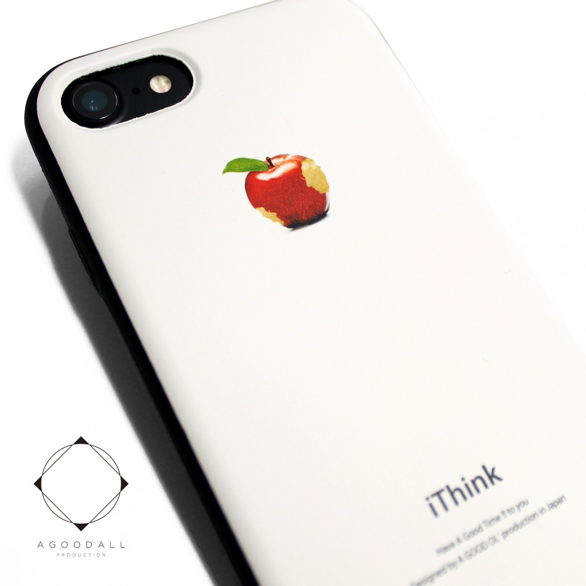 Iphone7 Iphone8 Iphonese2 新型 軽量レザーケースカバー ホワイト ブラック Appleアップル リンゴ Iichi ハンドメイド クラフト作品 手仕事品の通販
