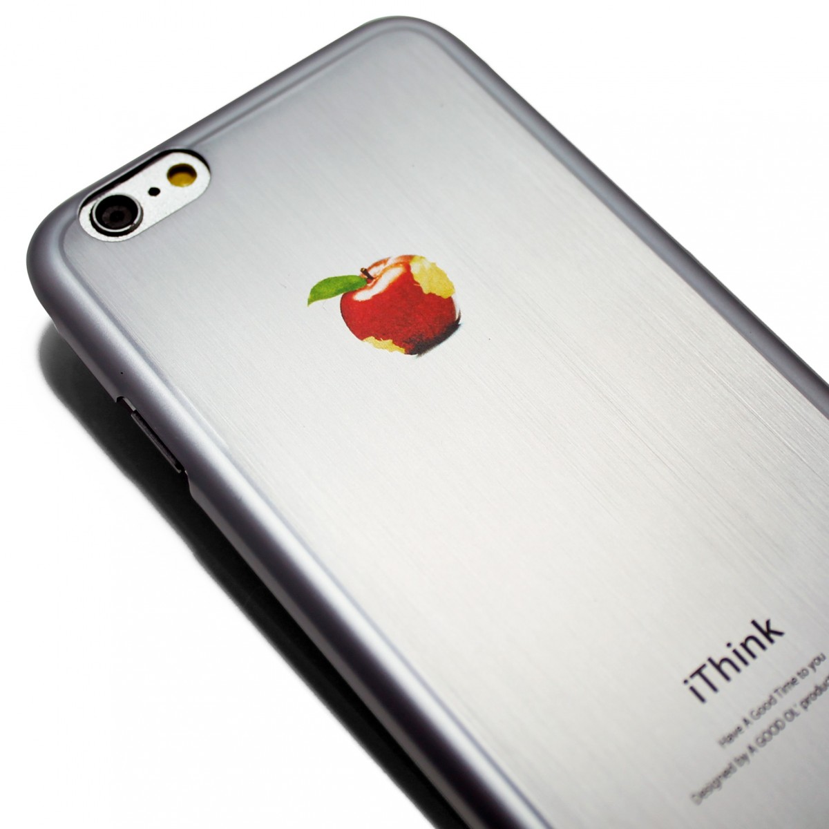 Iphone6 Iphone6sケース 4 7寸 合金チタンケースiphoneカバー マットシルバー リンゴ Iichi ハンドメイド クラフト作品 手仕事品の通販