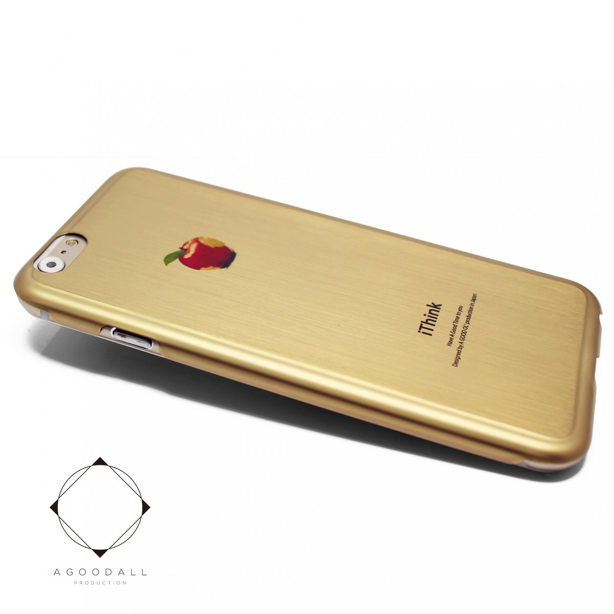 Iphone6 Iphone6sケース 4 7寸 合金チタンケースiphoneカバー マットゴールド リンゴ Iichi ハンドメイド クラフト作品 手仕事品の通販