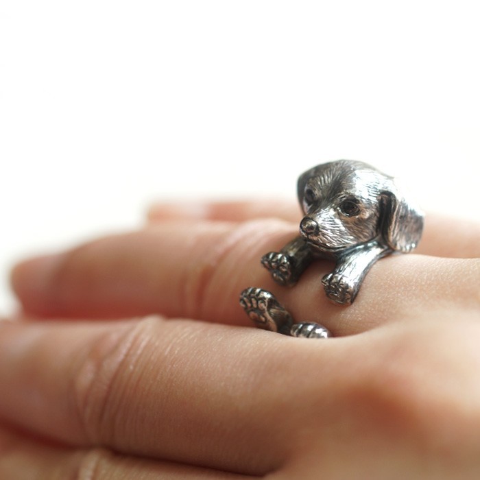犬リング ミニチュアダックスフント | iichi ハンドメイド・クラフト
