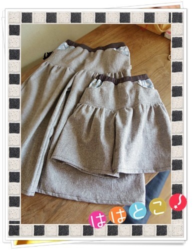 親子お揃いガウチョパンツ Iichi ハンドメイド クラフト作品 手仕事品の通販