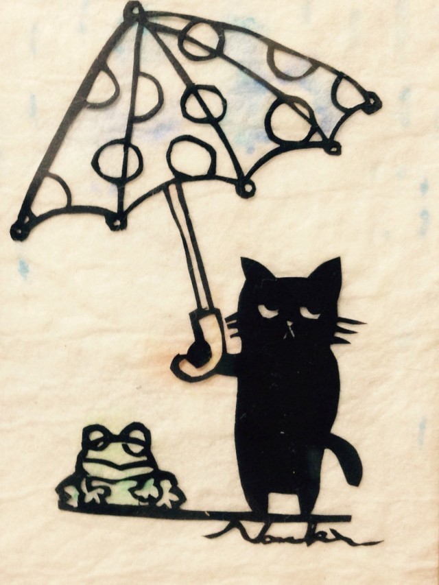 ミニ切り絵 なまいき猫ちゃん２ Iichi ハンドメイド クラフト作品 手仕事品の通販