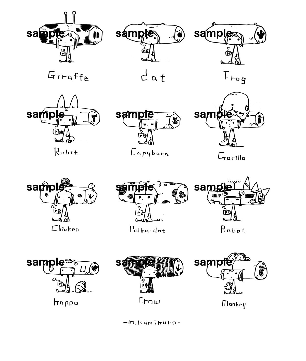 キャラクタースタンド 全18種類 Iichi ハンドメイド クラフト作品 手仕事品の通販