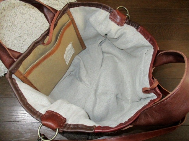 Sale ハリスツイードとヴィンテージブランケットのトートバック Iichi ハンドメイド クラフト作品 手仕事品の通販