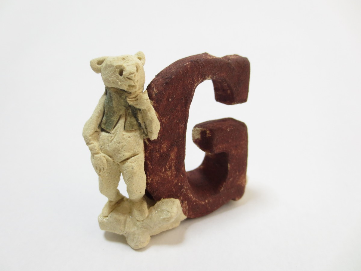 ちびアルファベット ｇ くま Iichi ハンドメイド クラフト作品 手仕事品の通販