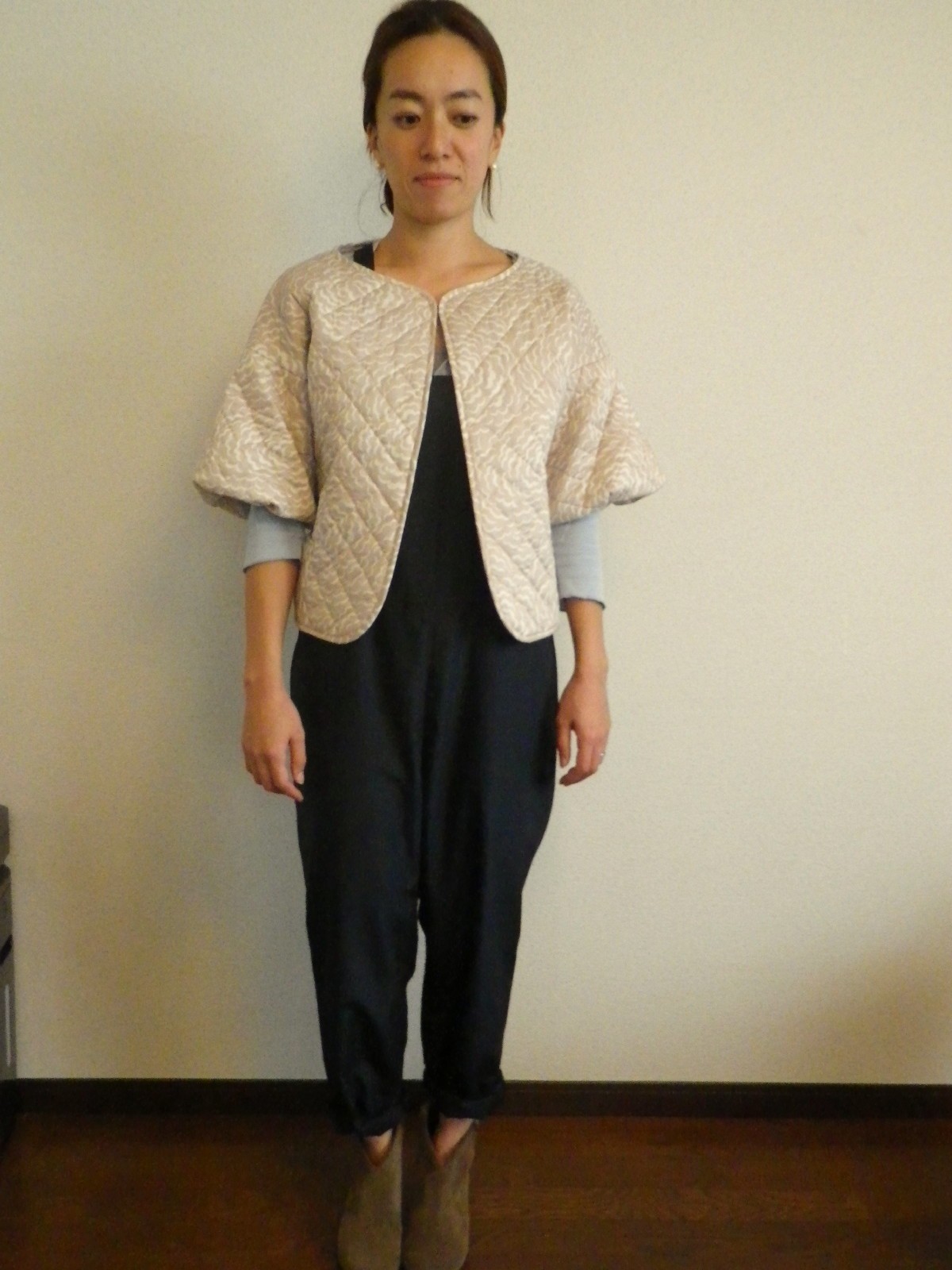 リバティキルティングボレロ ピンク Iichi ハンドメイド クラフト作品 手仕事品の通販