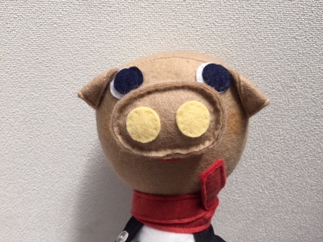 チョコレート好きなブタ君 Iichi ハンドメイド クラフト作品 手仕事品の通販