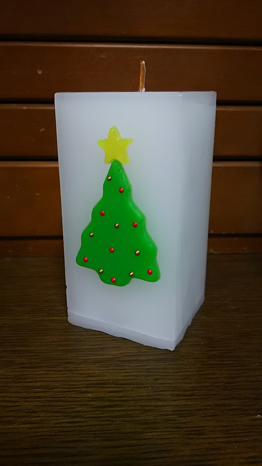 クリスマスツリーのキャンドル Iichi ハンドメイド クラフト作品 手仕事品の通販