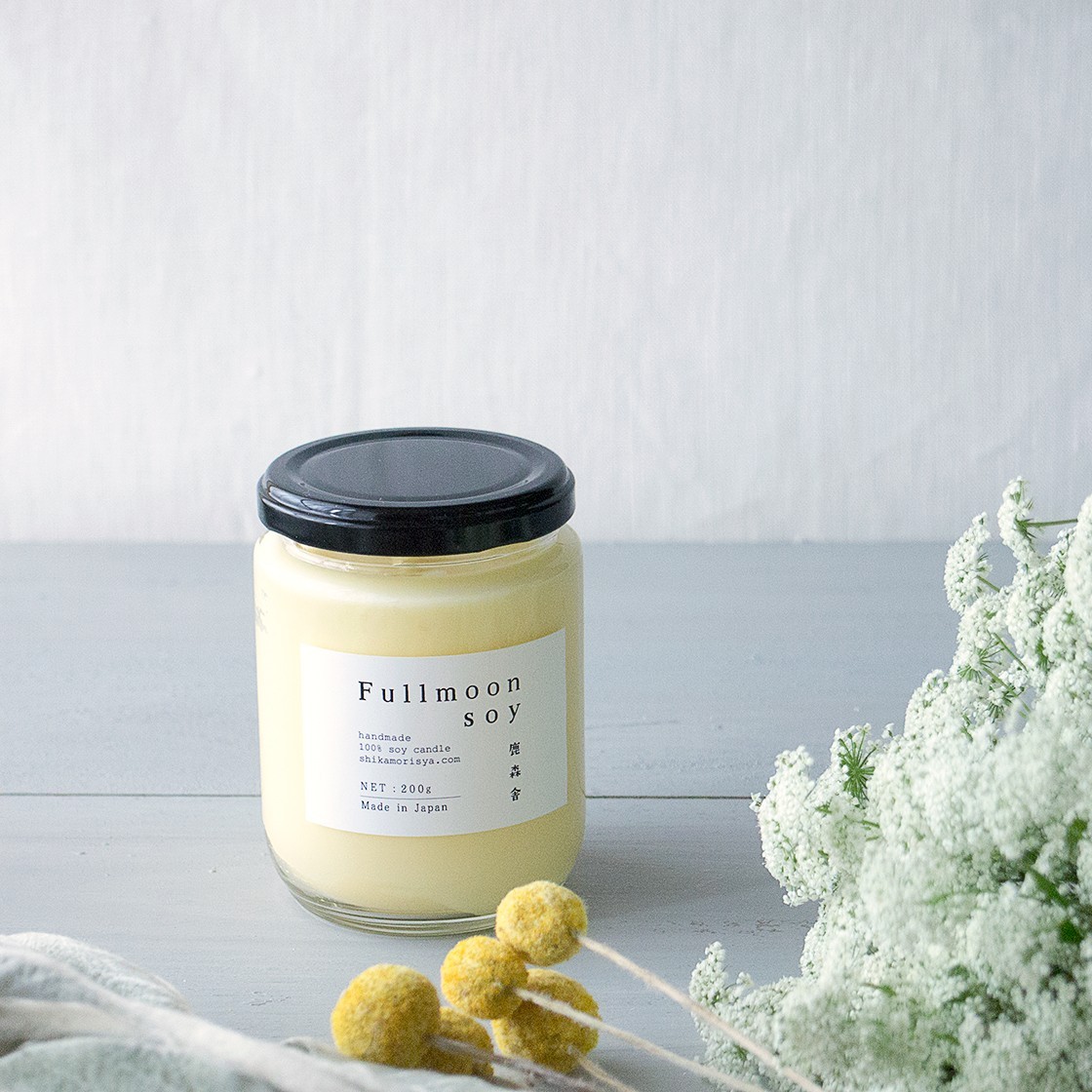 アロマキャンドル 眠れない夜に月をながめて眠るブレンド L Fullmoon Iichi ハンドメイド クラフト作品 手仕事品の通販