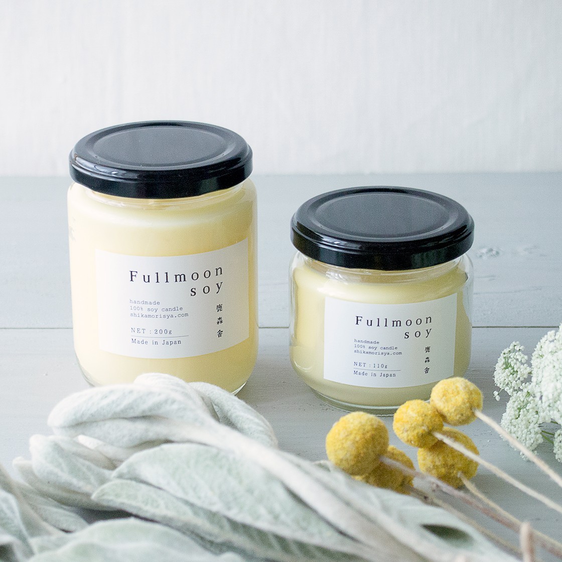 アロマキャンドル 眠れない夜に月をながめて眠るブレンド M Fullmoon Iichi ハンドメイド クラフト作品 手仕事品の通販